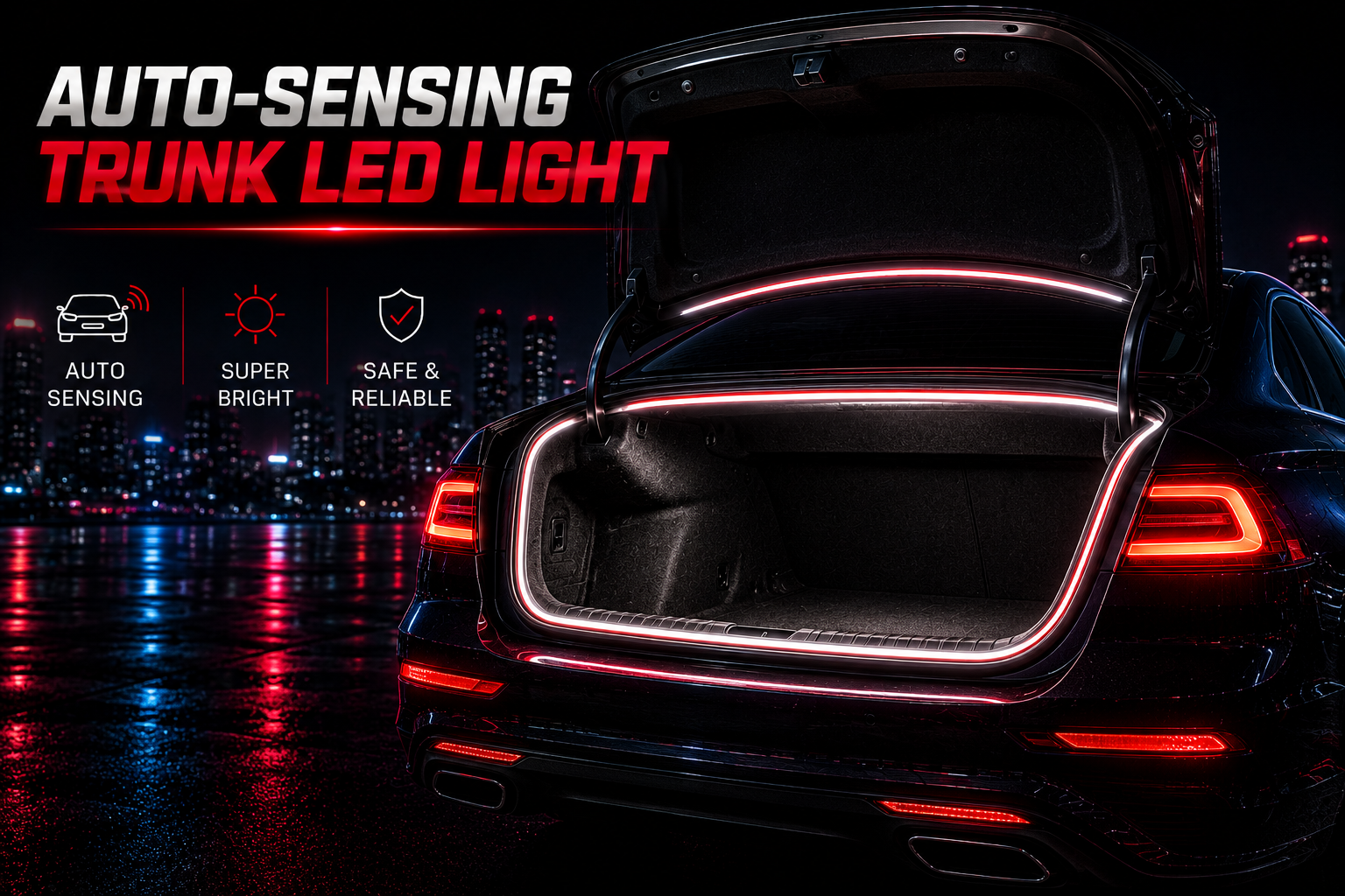 Auto-Sensing Trunk LED Light
