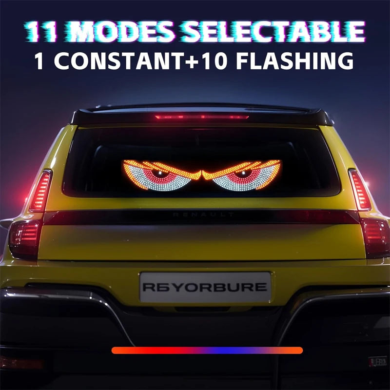 USB Dynamic Car Eyes Light Car Windshield Dynamic LED