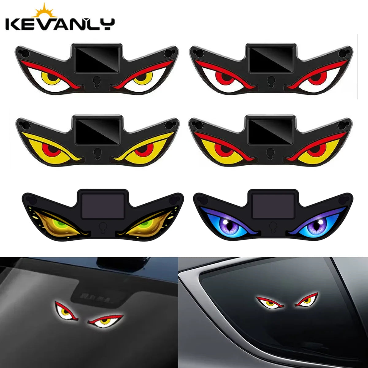 Car Eyes LED Atmosphere USB Rechargeable