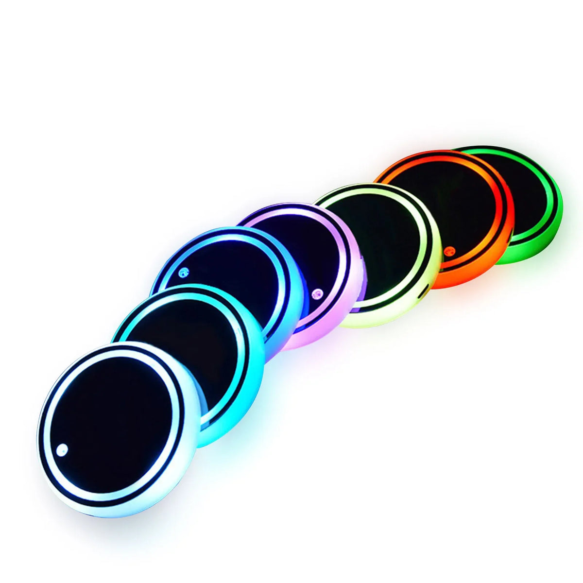7 Color car Changing LED Cup Holder Lights