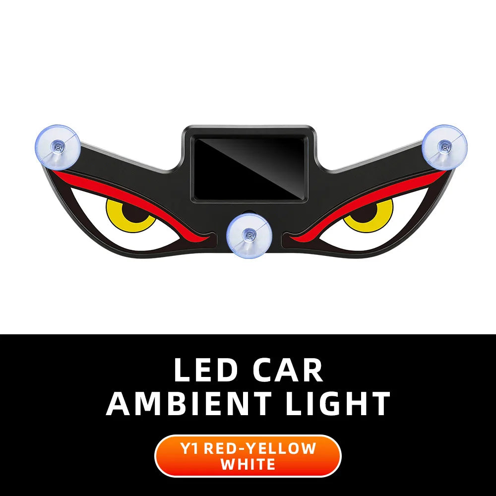 Car Eyes LED Atmosphere USB Rechargeable