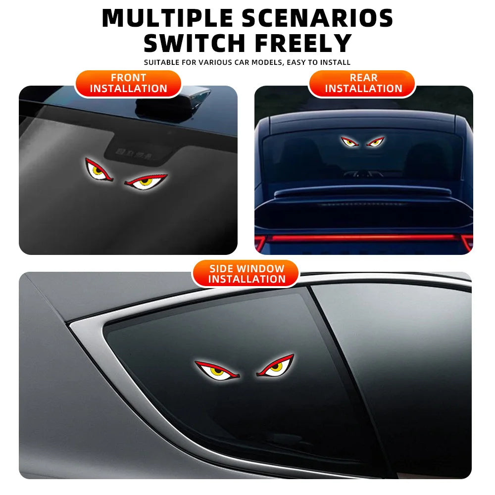 Car Eyes LED Atmosphere USB Rechargeable