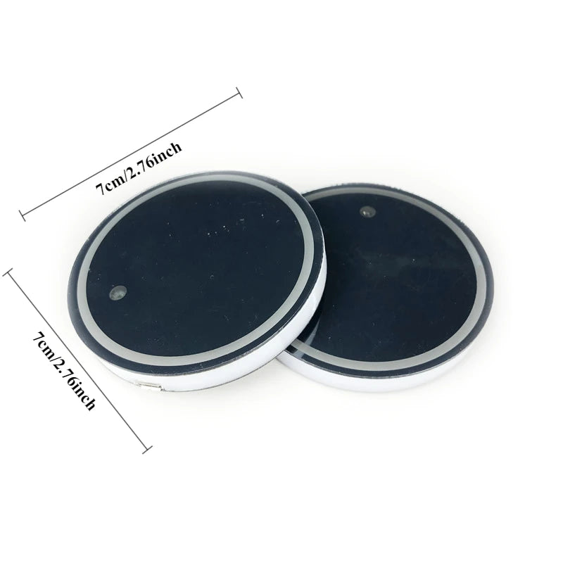 7 Color car Changing LED Cup Holder Lights