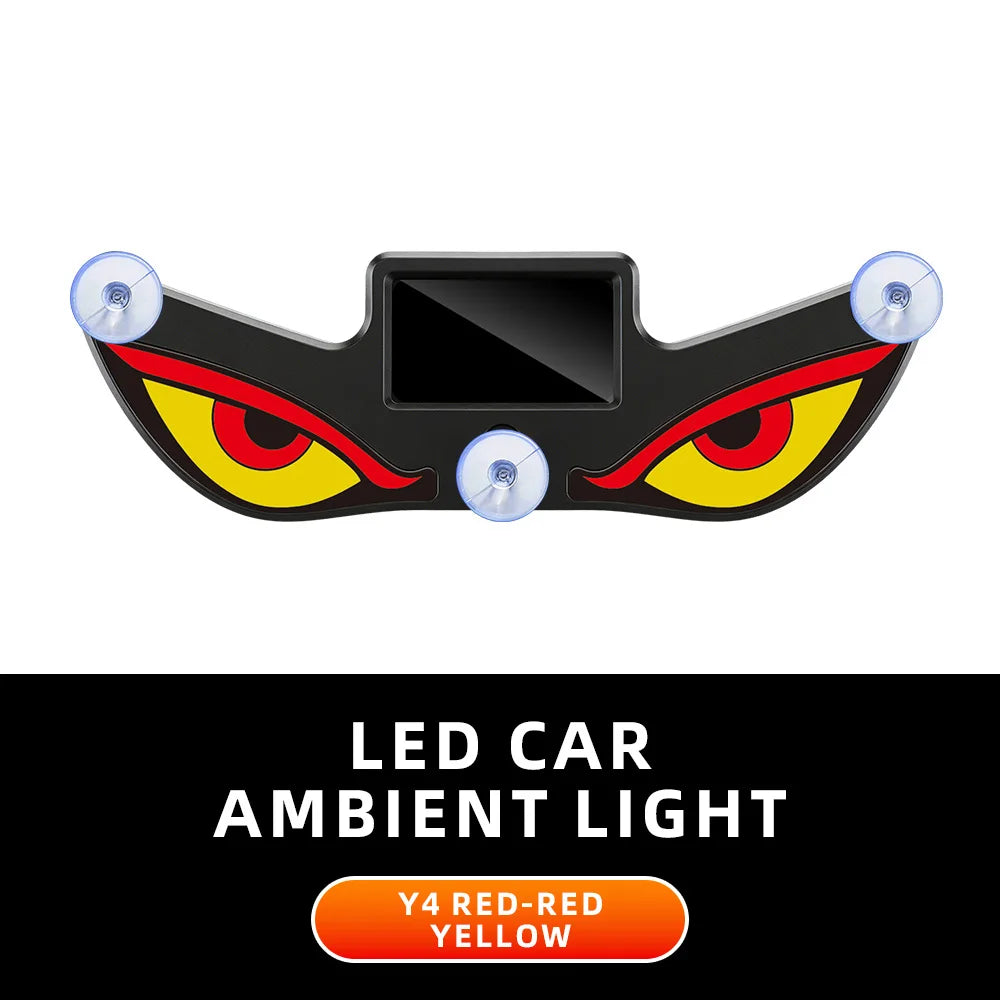 Car Eyes LED Atmosphere USB Rechargeable