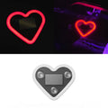 Universal LED Solar Heart-shaped Light Car Window