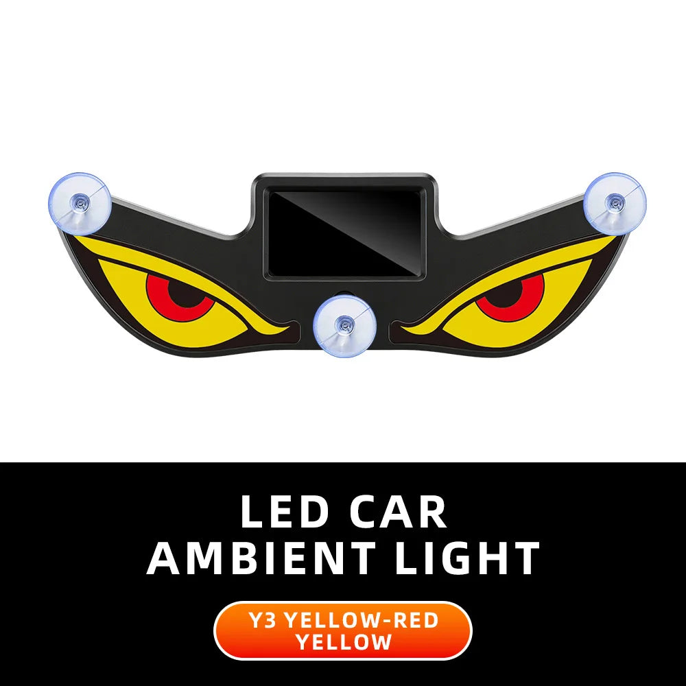 Car Eyes LED Atmosphere USB Rechargeable